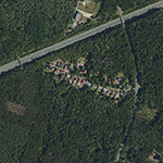 Die Lage von Oberhof im Orthofoto
