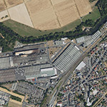 Die Lage von Main-Weser-Hütte im Orthofoto