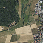Die Lage von Dick-Mühle im Orthofoto