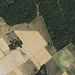 Die Lage von Frankenhausen im Orthofoto