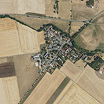 Die Lage von Flugplatz im Orthofoto