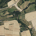 Die Lage von Sedderich im Orthofoto