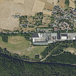 Die Lage von Aßlarer Hütte im Orthofoto