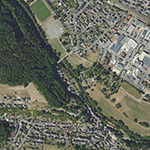 Die Lage von Uhlsmühle im Orthofoto