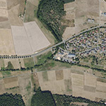 Die Lage von Untermühle im Orthofoto