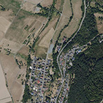 Die Lage von Grünewaldsmühle im Orthofoto