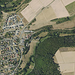 Die Lage von Hainbachsmühle im Orthofoto