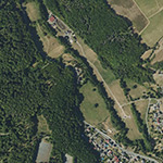 Die Lage von Roßmühle im Orthofoto