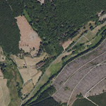 Die Lage von Kizzenbach im Orthofoto