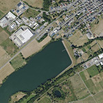 Die Lage von Obermühle im Orthofoto