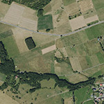 Die Lage von Bruchhausen im Orthofoto