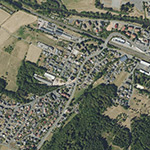 Die Lage von Bardorf im Orthofoto