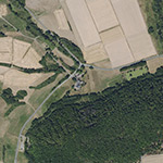Die Lage von Grundmühle im Orthofoto