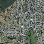 Die Lage von Eschenburg im Orthofoto