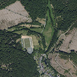 Die Lage von Hillingshausen im Orthofoto