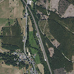 Die Lage von Bahnhof Dillbrecht im Orthofoto