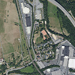 Die Lage von Geflügelfarm im Orthofoto