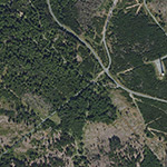 Die Lage von Auerhahnhütte im Orthofoto