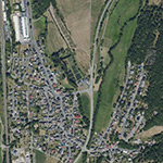 Die Lage von Neumühle im Orthofoto