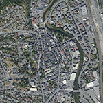 Die Lage von Herborn, Stadt im Orthofoto