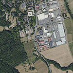 Die Lage von Herborn, Landesheilanstalt im Orthofoto