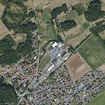 Die Lage von Bahnhof im Orthofoto
