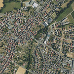 Die Lage von Giesenmühle im Orthofoto