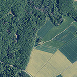 Die Lage von Wertshausen im Orthofoto