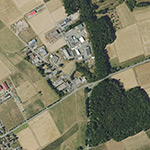 Die Lage von Grube Adelheid im Orthofoto