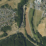 Die Lage von Bahnhof im Orthofoto