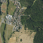 Die Lage von Ferdinandstollen im Orthofoto