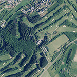 Die Lage von Attighof im Orthofoto