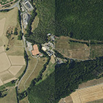 Die Lage von Weißmühle im Orthofoto