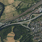 Die Lage von Taubenstein im Orthofoto