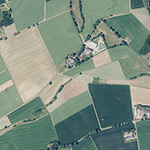 Die Lage von Alsdorf im Orthofoto