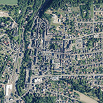 Die Lage von Hadamar, Stadt im Orthofoto