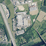 Die Lage von Raststätte Lahntal im Orthofoto