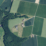 Die Lage von Hochfeld im Orthofoto