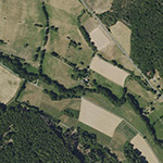 Die Lage von Ködingen im Orthofoto