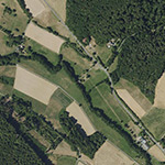 Die Lage von Sauerbrunnen im Orthofoto
