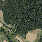 Die Lage von Wurmberg im Orthofoto
