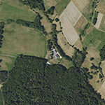 Die Lage von Hüttenmühle im Orthofoto