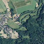 Die Lage von Eschenauer Mühle im Orthofoto