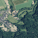 Die Lage von Mühle im Orthofoto