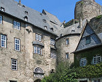Ostfassade des Palas Burg Runkel