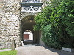 Durchfahrt durch den Palas, Burg Runkel