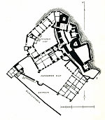 Grundriss der Burg Runkel, 1907