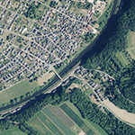 Die Lage von Mühle im Orthofoto