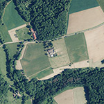Die Lage von Birkenhof im Orthofoto