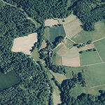 Die Lage von Hüttenmühle im Orthofoto